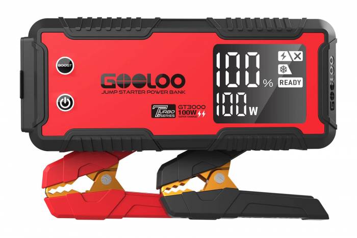 gooloo gt3000 100w portable jump starter