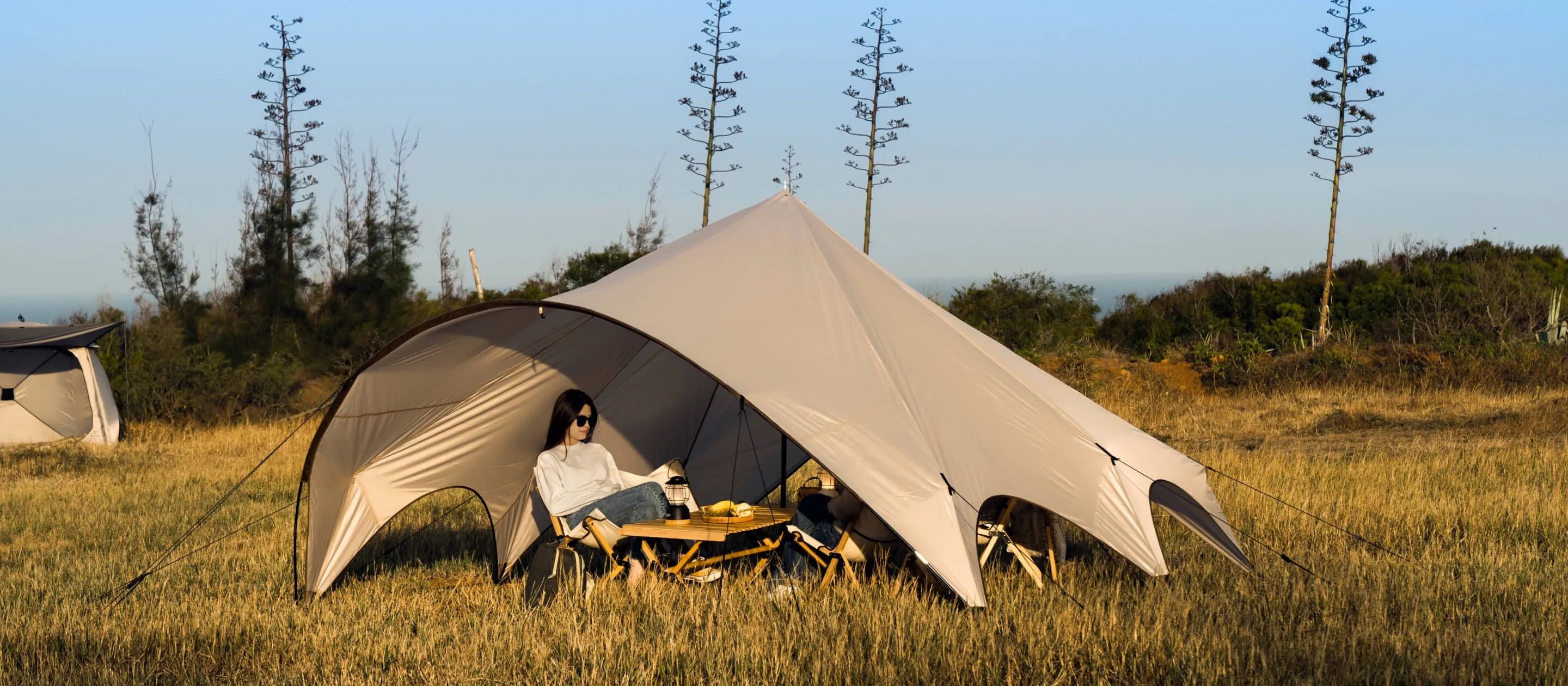 FunkyShape Tarp ‘Shelter by Cinch’ Sets Up in Minutes Camping Your Way