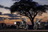 2023 Ducati Multistrada V4 Rally Aims to Please Hard-to-Impress ADV Crowd two V4 Rallys side by side in Kenya landscape