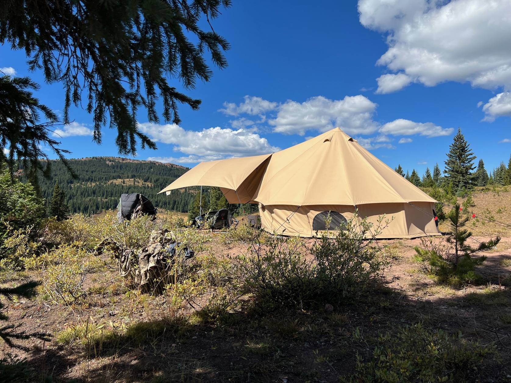 White Duck Regatta Bell Tent Review Gettin' Dirty, Sleepin' Luxe