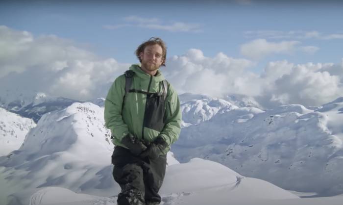 Ben Ferguson on set of Fleeting Time (Photo/Red Bull TV)