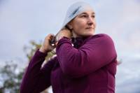 The Ice Queen: Sveta Vold and the Night Water Butterflies Are the 'Chillest Humans' Sveta Vold wearing Columbia Helix fleece while putting on a swim cap for a chilly fall swim in Minnesota.