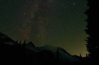 Going Backpacking in a National Park? Here Are Our 5 Favorite Routes, With Itineraries 3am, Climbers starting their climb, from Summerland in Mount Rainier National Park