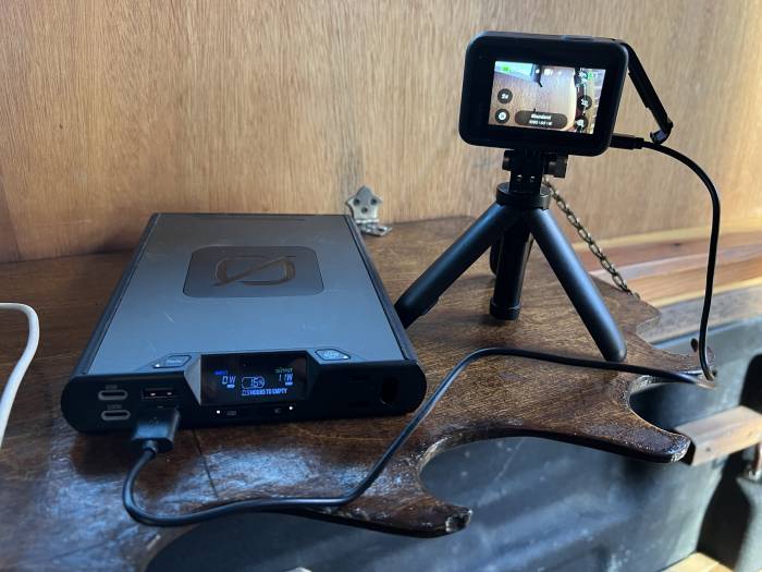Goal Zero Sherpa 100AC & Sherpa 100PC Power Banks - charging my GoPro Hero 11 black; (Photo/Mike Misselwitz)