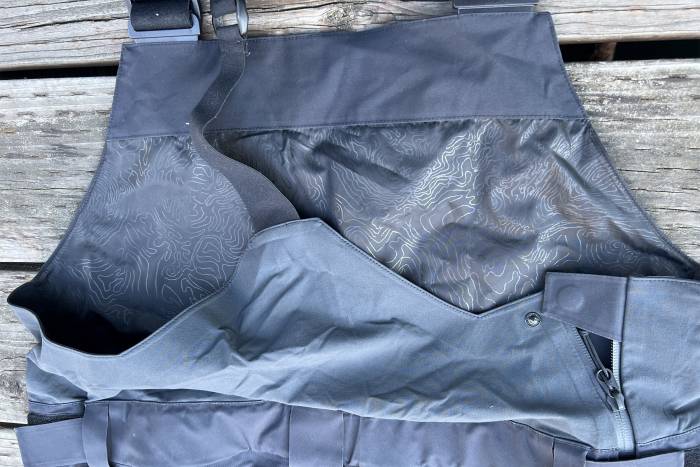 Mountain Surf Bib - liner graphic