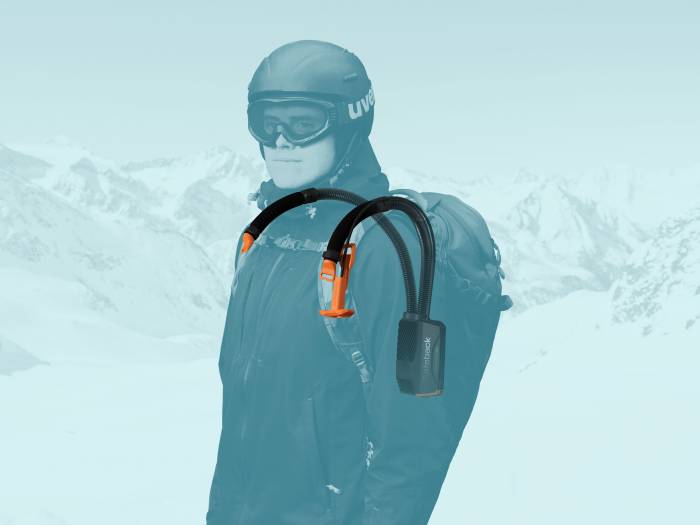 Safeback SBX avalanche safety device