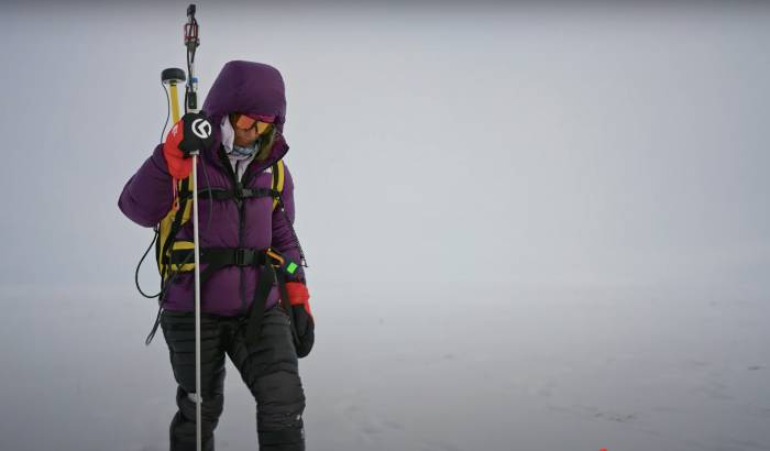Kit DesLauriers ventures to the arctic in "Beyond the Summit"; (Photo/The North Face)