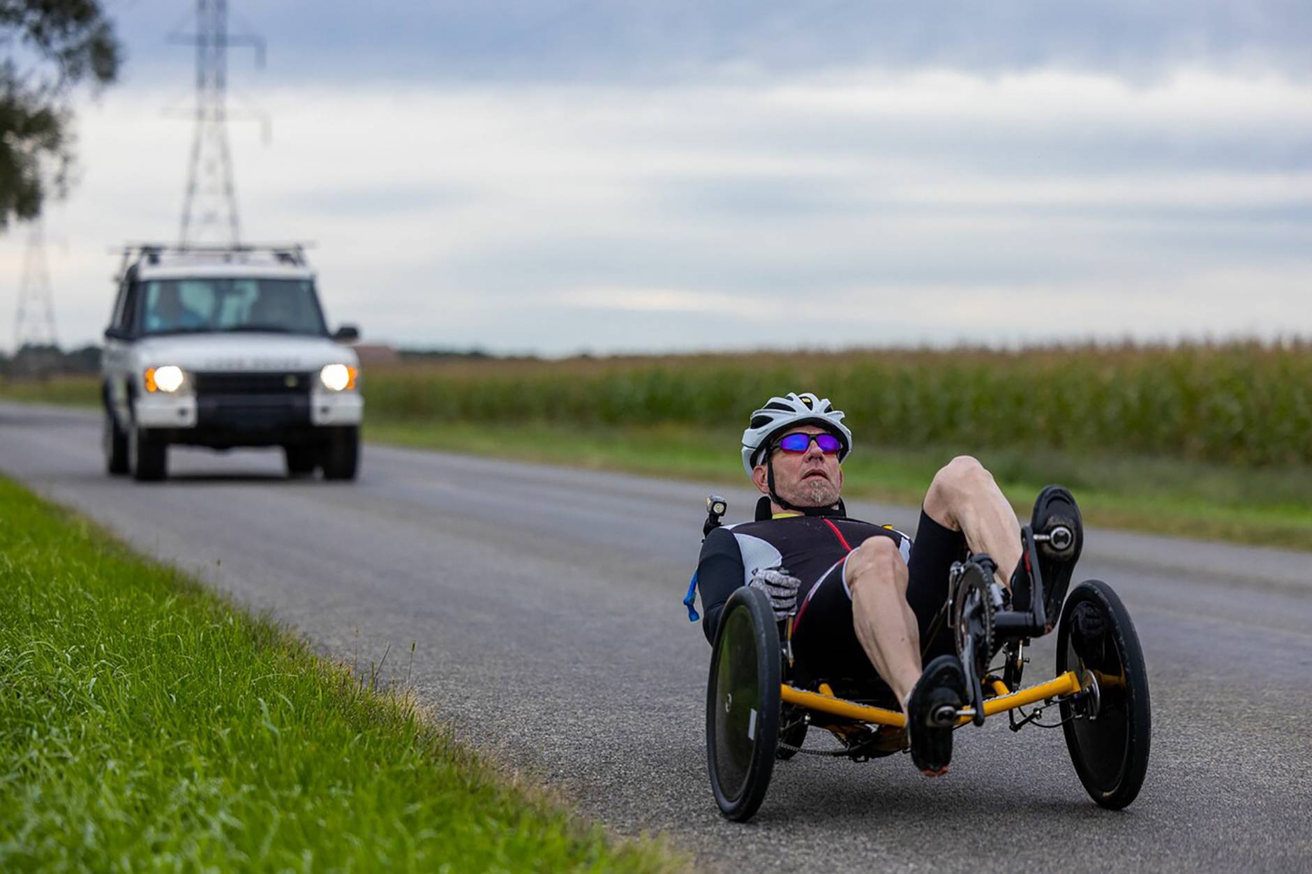 Cyclist Breaks 12Hour Speed Record (And 6 Others) on Recumbent Trike