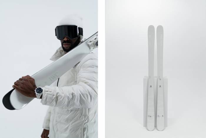 Luxe and Luminous: IWC and Faction Ltd. Collab Skis Actually Glow in the Dark