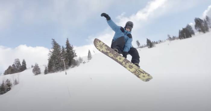 Music, Mountains, and Snowboarding Montage in ‘Boogie 3’