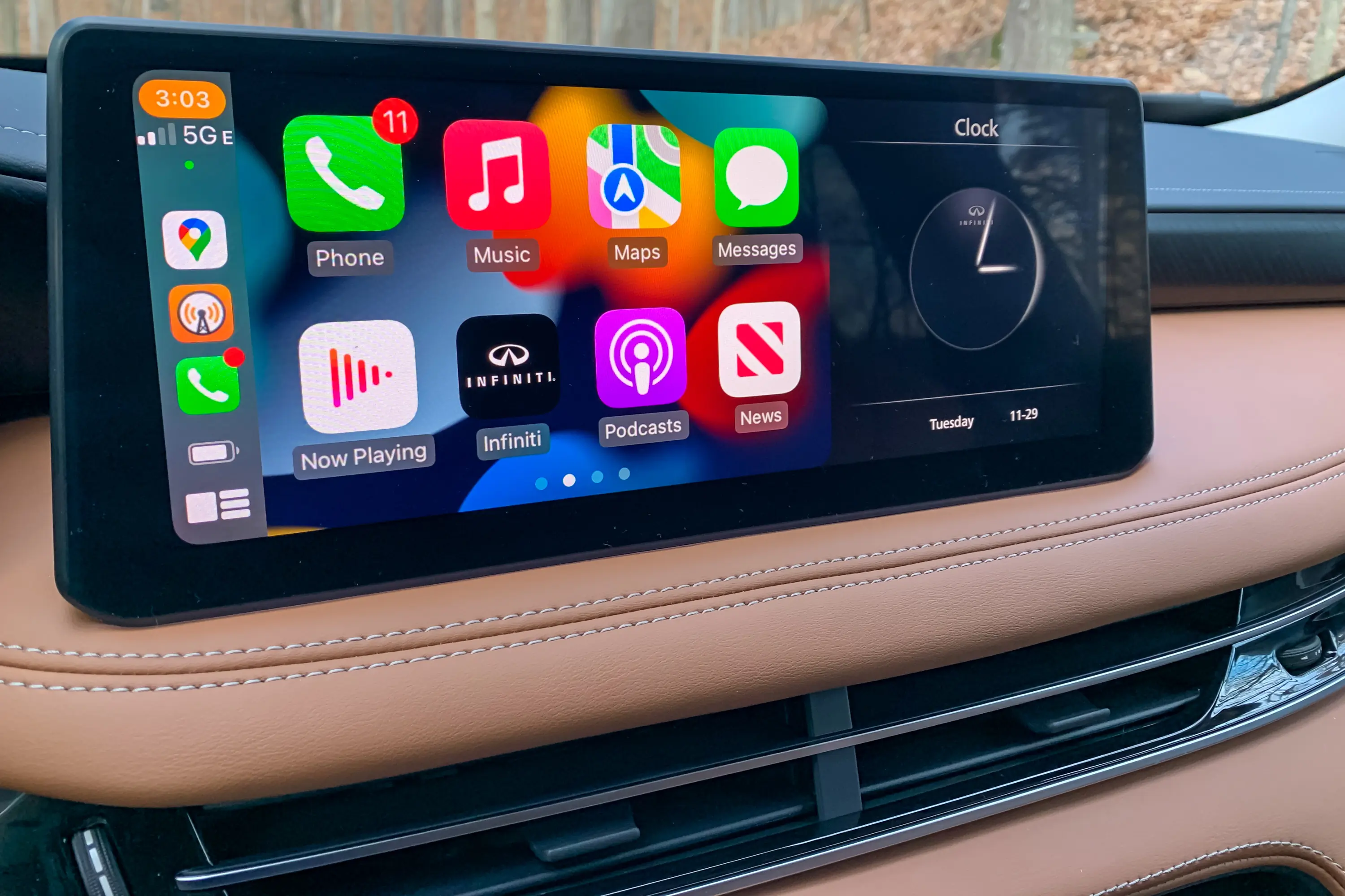 2023 Infinity QX60 review touchscreen
