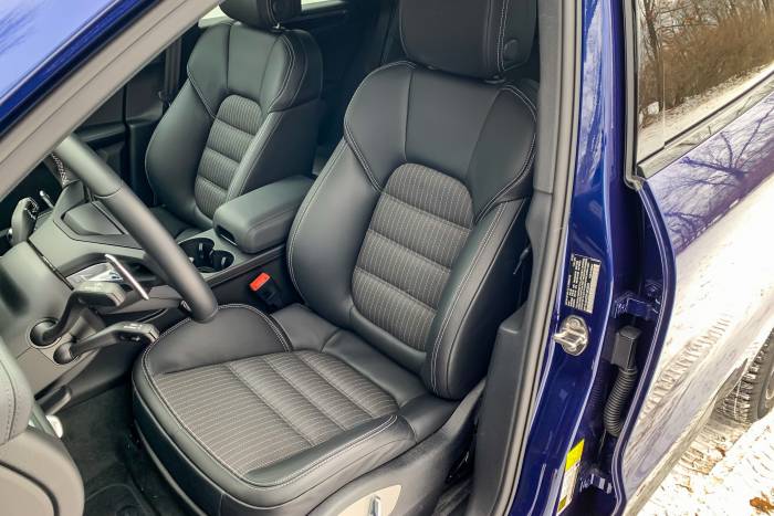 2023 Porsche Macan T interior front seats