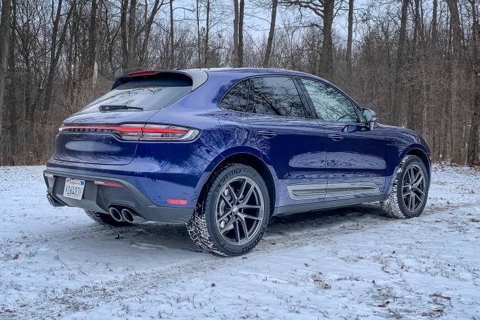 2023 Porsche Macan T rear three-quarter