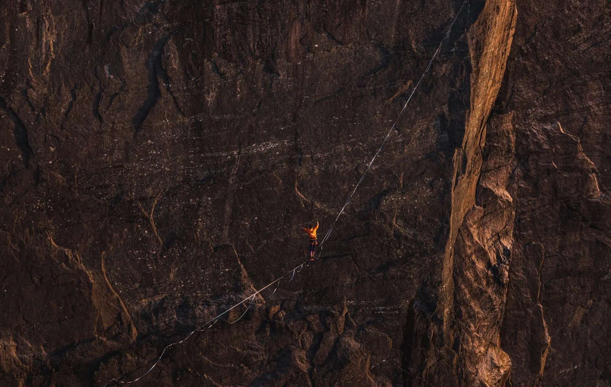 Norway slacklining at the Bolt