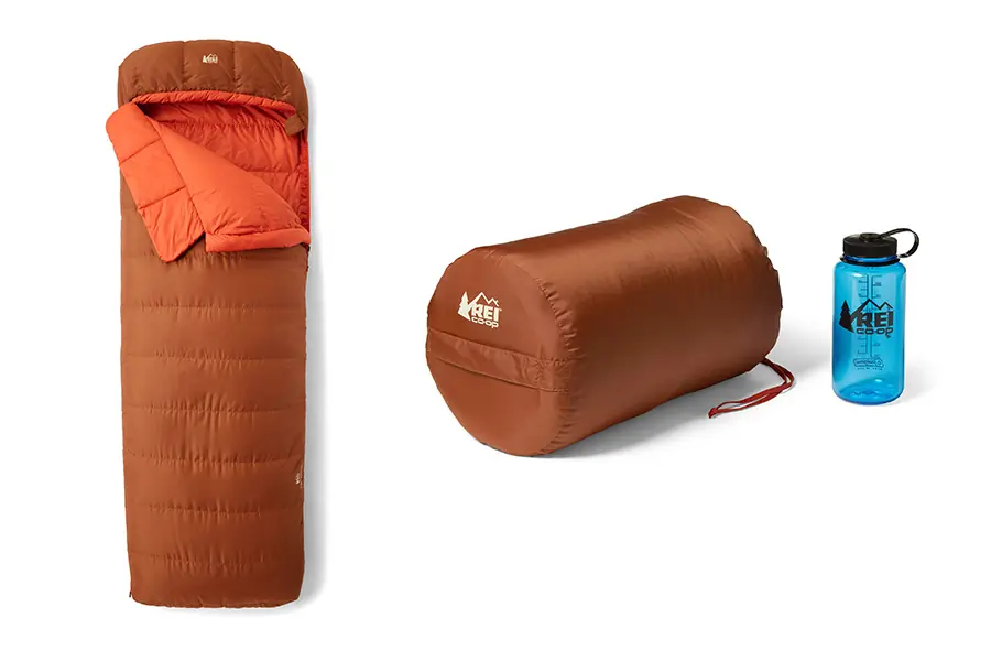 REI Hunkerdown 20 degree bag product photo