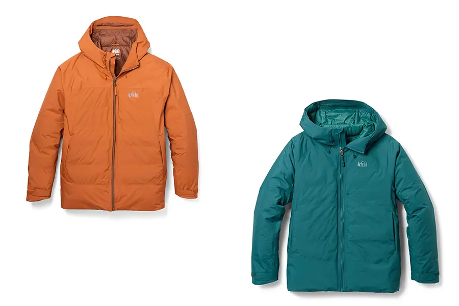 REI Stormhenge Hybrid jackets in mens and womens