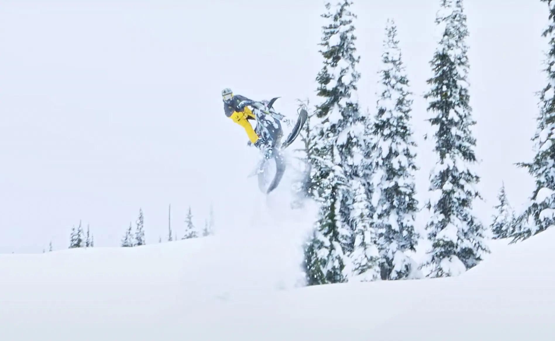 Snowbiker Cody Matechuk Tears Up Fresh Powder