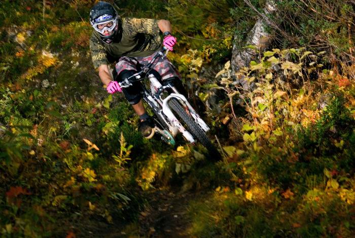 Joonas Vinnari mountain biking