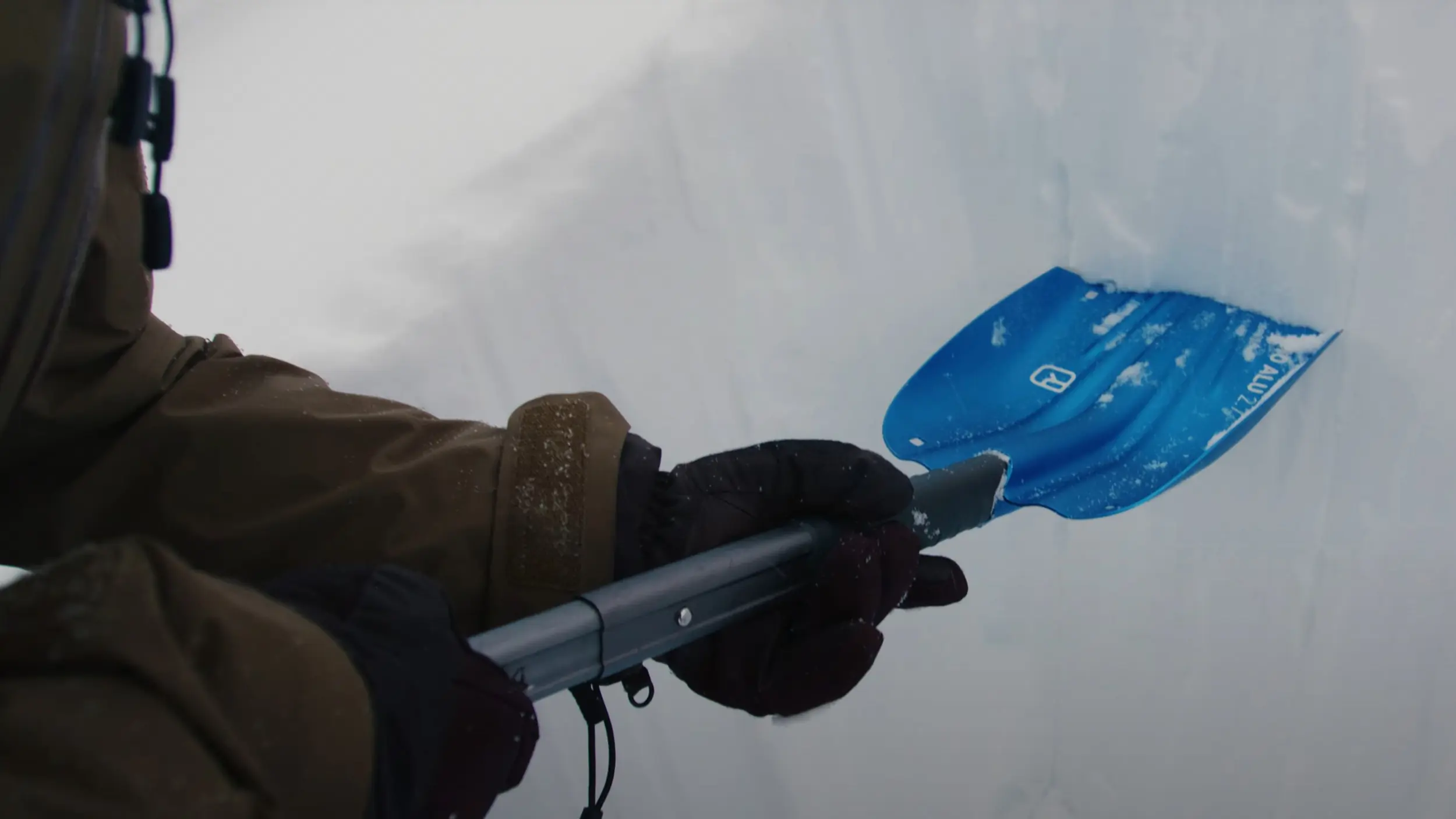 ASMR Pit Digging: Avalanche Safety Techniques — but Lose the Voiceover