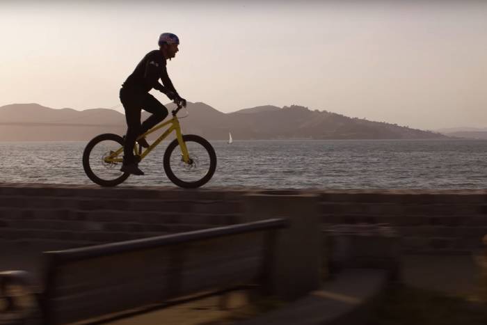 Danny MacAskill rides in San Francisco