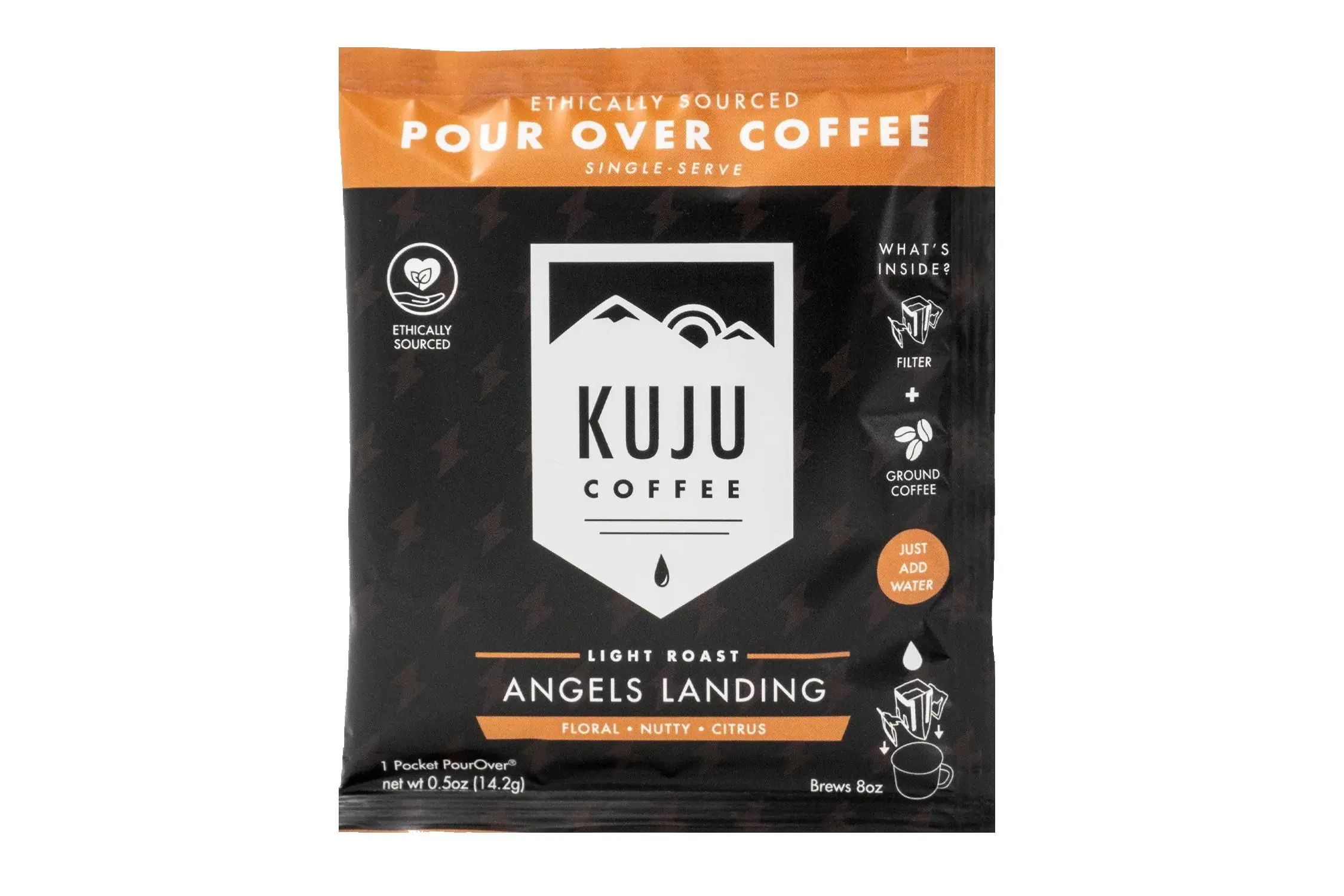 Kuju Coffee Pocket Pour Overs Kuju Coffee Pocket Pour Overs, a bikepacking companion.