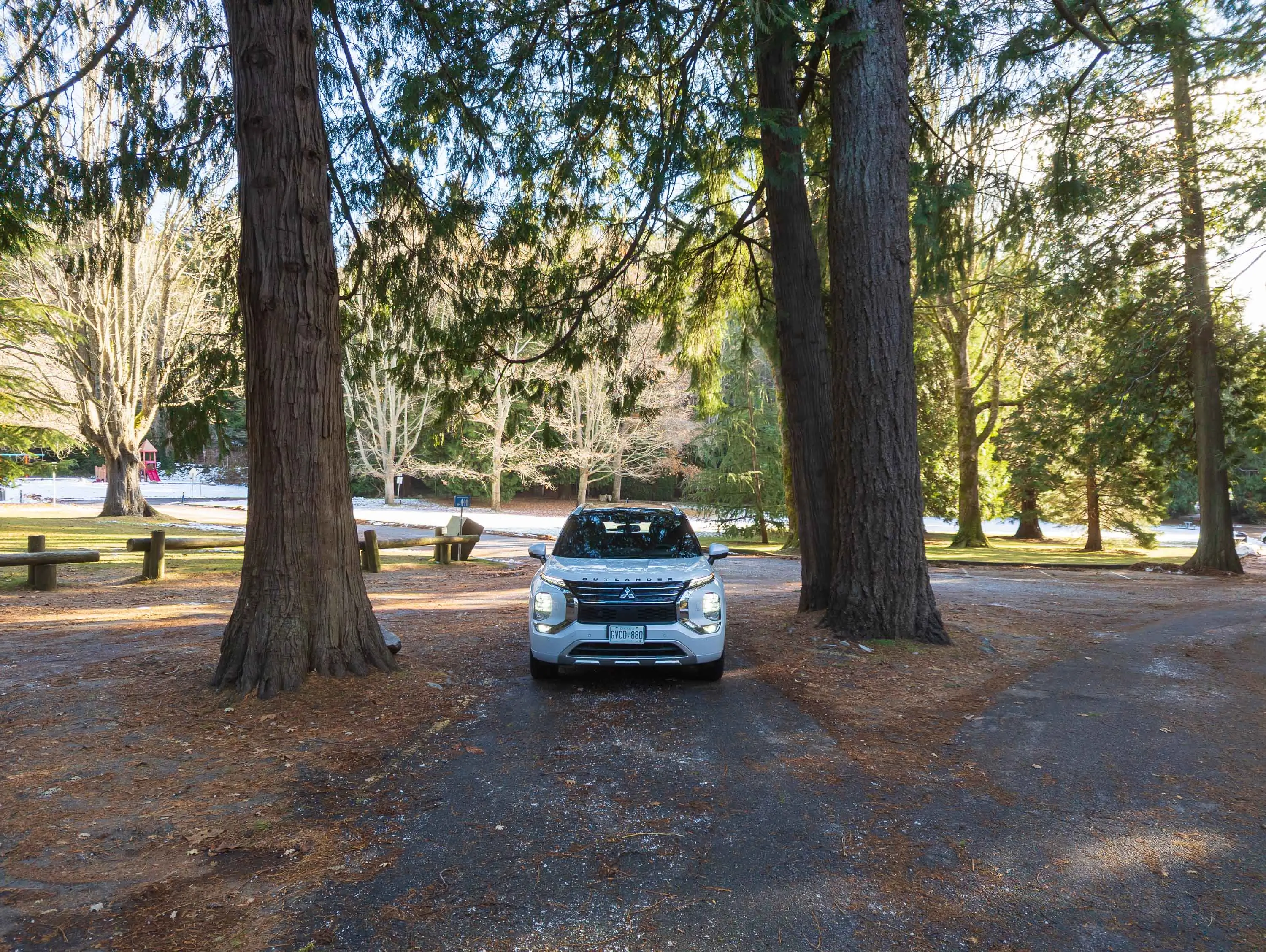 2023 Mitsubishi Outlander PHEV Review 2023 Mitsubishi Outlander PHEV Review front view parked