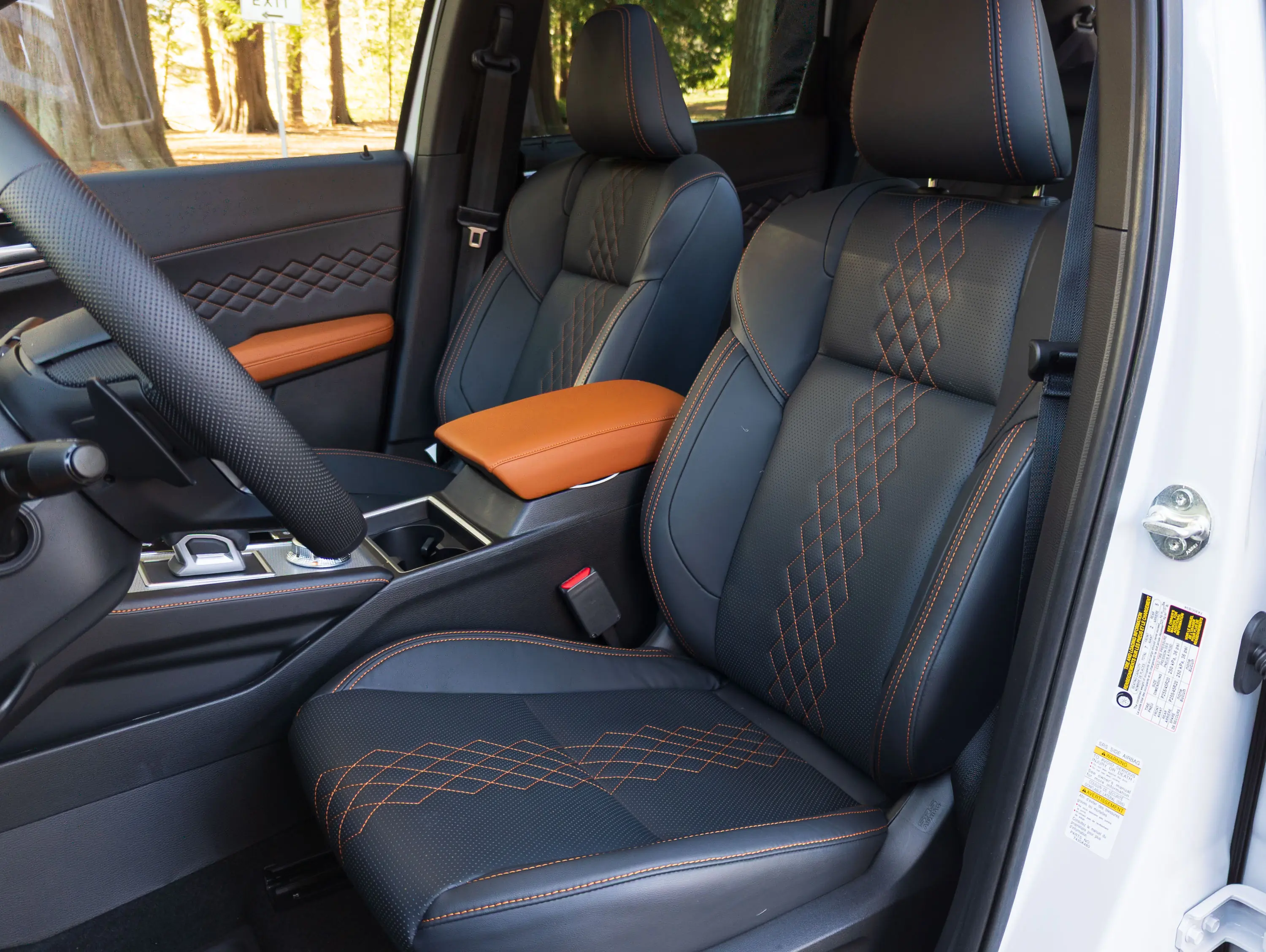 2023 Mitsubishi Outlander PHEV Review 2023 Mitsubishi Outlander PHEV Review two front seats