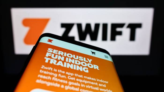 Zwift indoor training