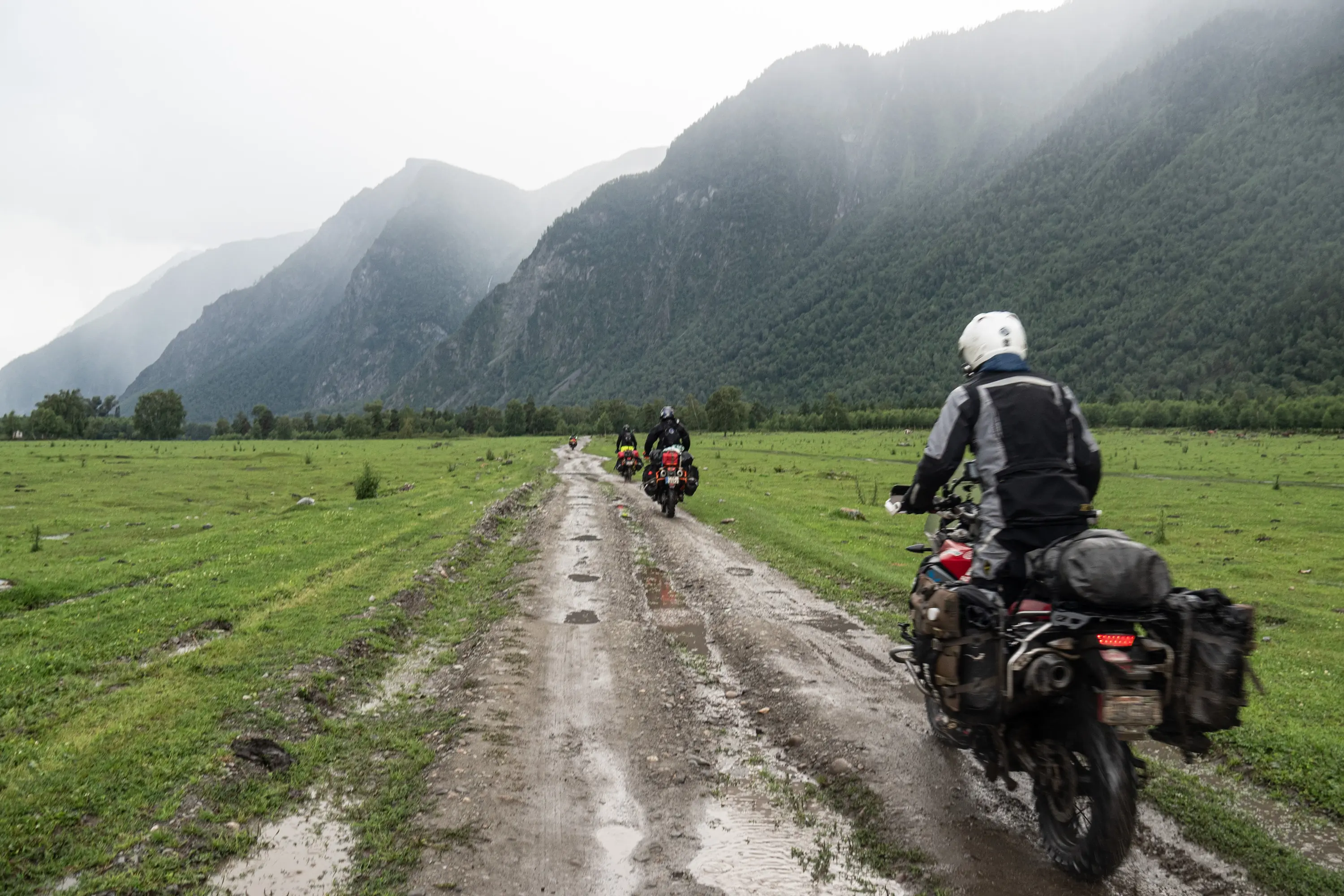 Riders in Russia's Altai Region Riders in Russia's Altai Region