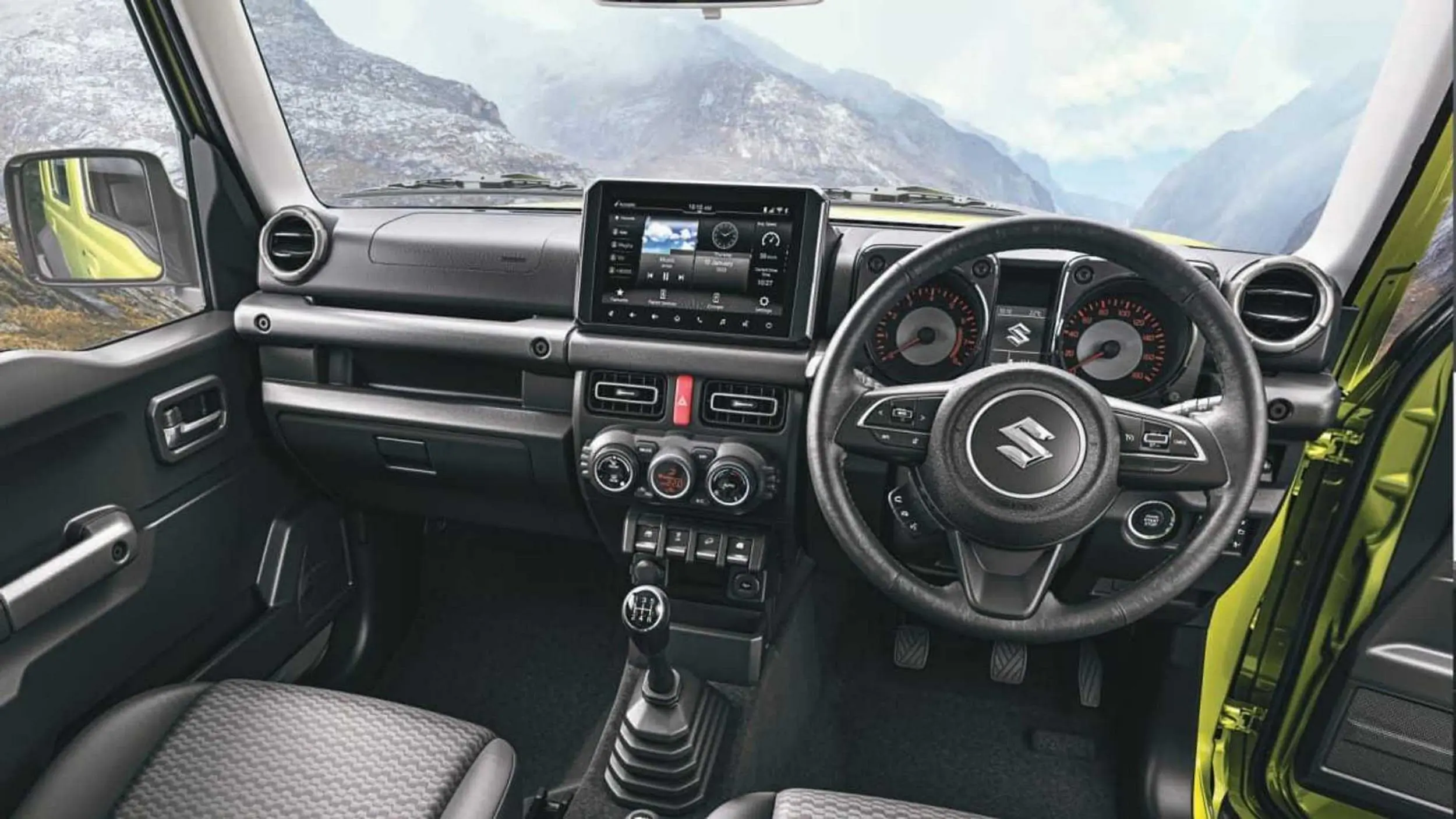 2023 Suzuki Jimny interior dash.