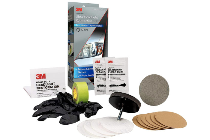 3m ultra headlight restoration kit
