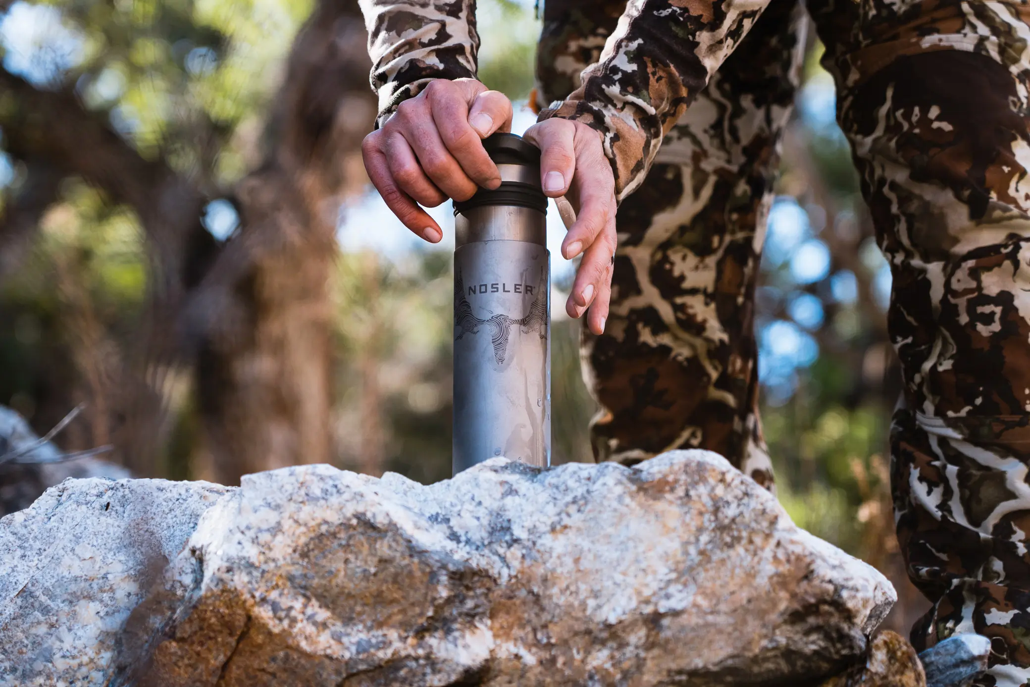 The Grayl/Nosler Titanium UltraPress is a practical water-filter system