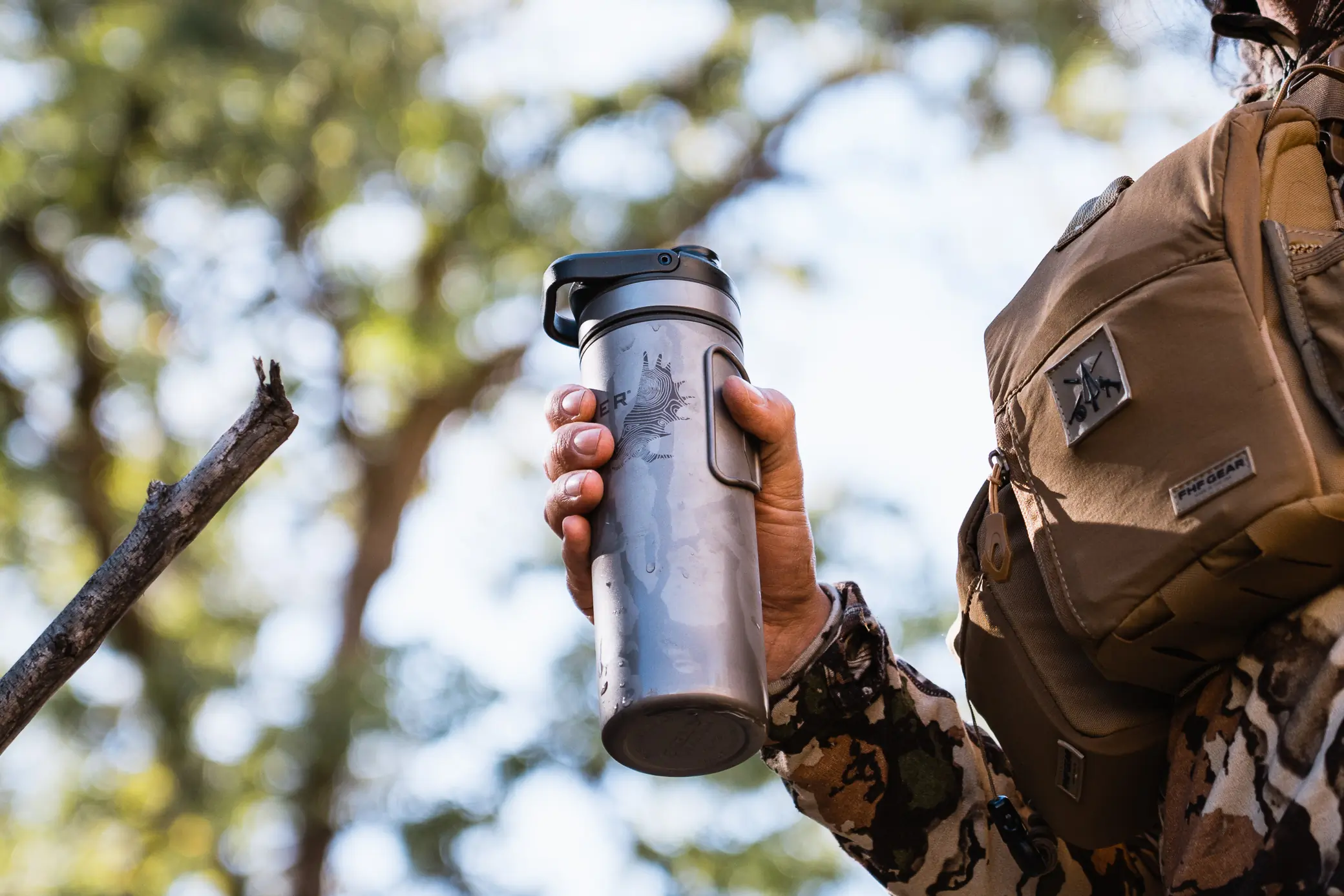 Dimensions of the Grayl Titanium Water Filter