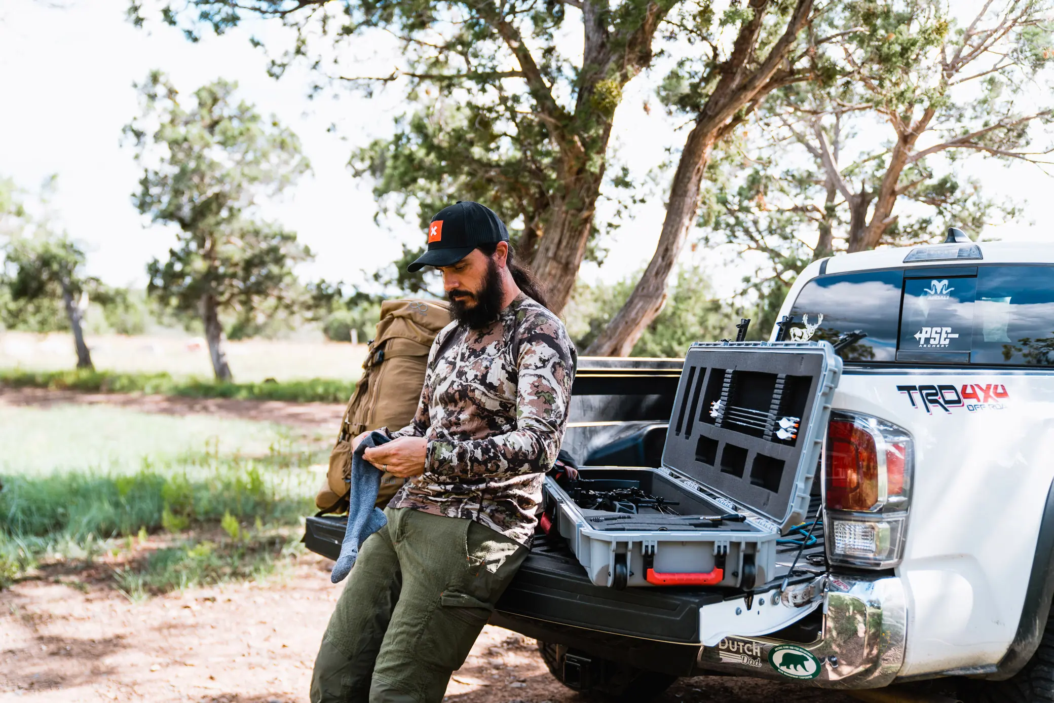 Getting hunting gear ready