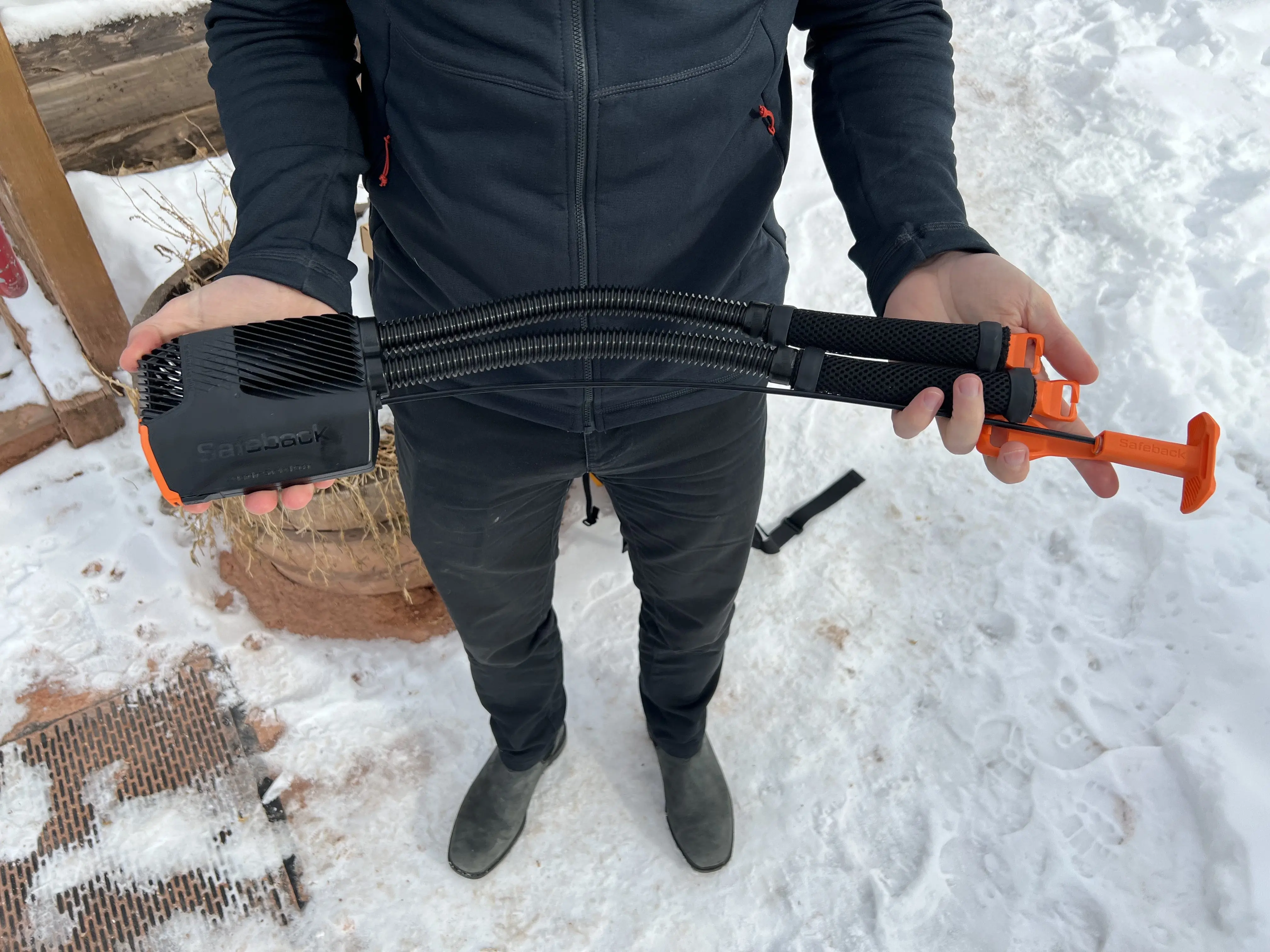 The Safeback SBX system in entirety.