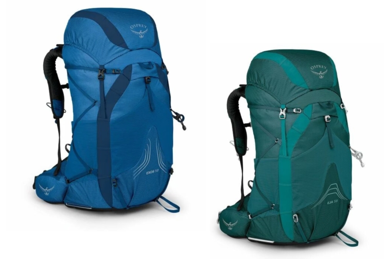 Osprey Exos & Eja 58