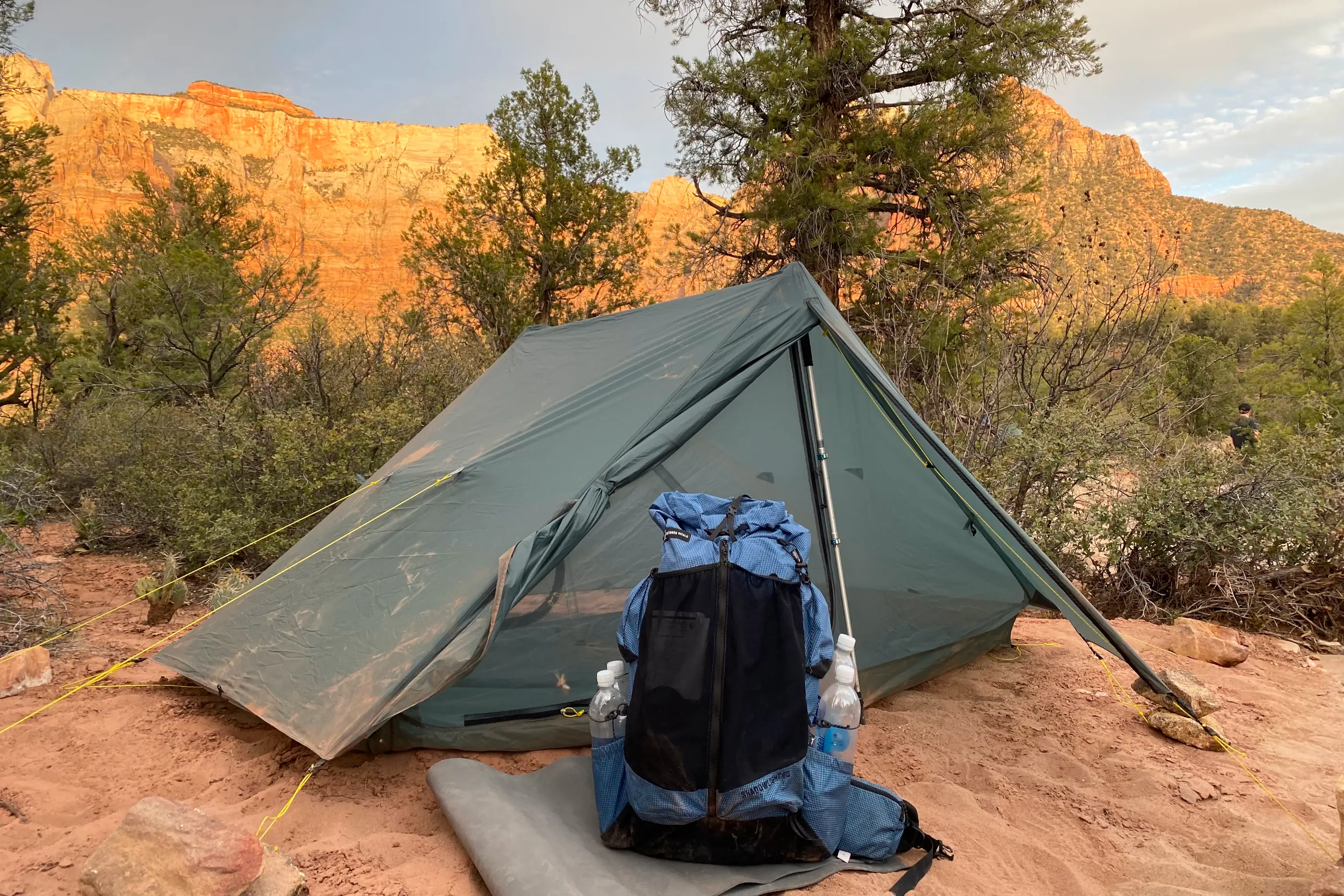 Outdoor Vitals 1-person tent and Ultralight Backpack