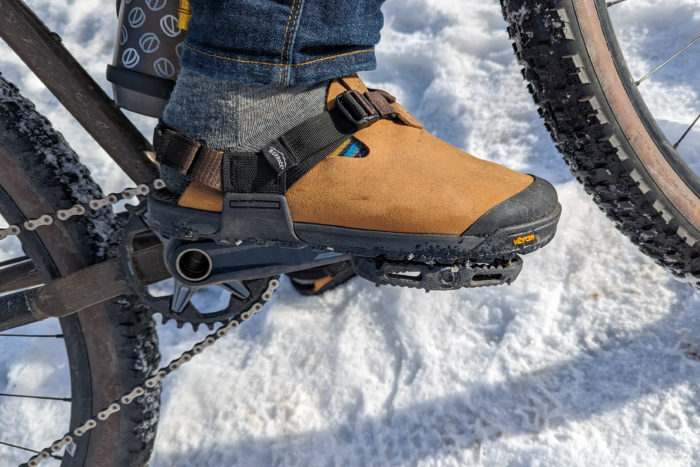 Bedrock Mountain Clogs bike riding