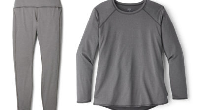 REI Co-op Lightweight Base Layer Tights and Long-Sleeve Crew Top Women’s Plus Sizes