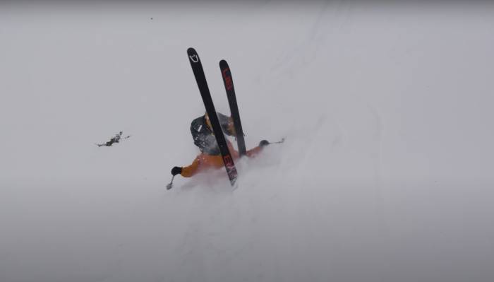 Ski crashes from 'Anywhere From Here'