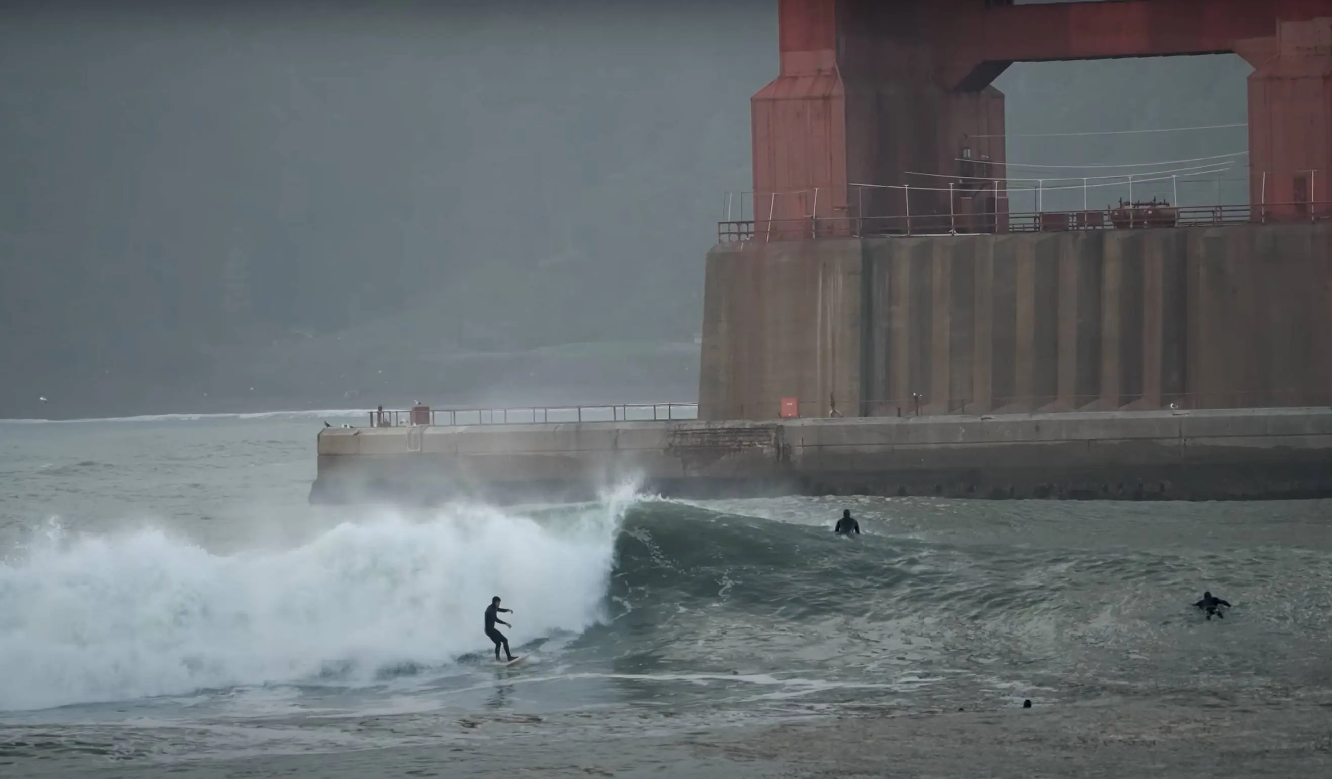 San Fran Surfers Rejoice in Waves From Recent Bomb Cyclone