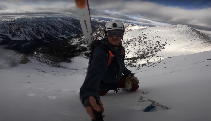 Michael C. Wirth on Devil's Bedstead; (photo/Michael C. Wirth)