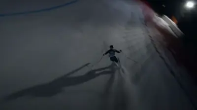 Lindsey Vonn Skis the World’s Hardest Run — At Night