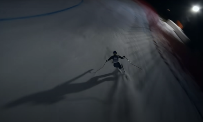 lindsey vonn kitzbuhel streif at night video