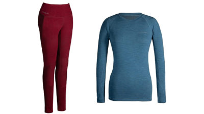 Voormi Women’s Baselayer Bottoms Full Length & Long Sleeve Baselayer Crew