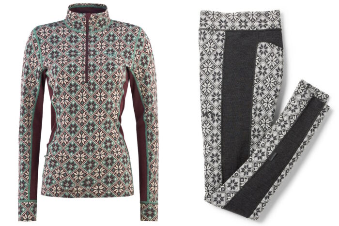 Rose Half-Zip Base Layer Top and Pants