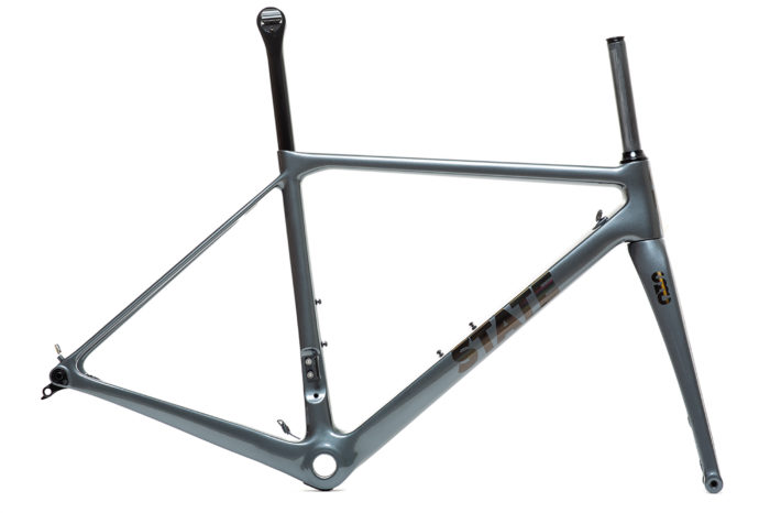 An Undefeated Carbon Disc Road frameset in Metallic Flake