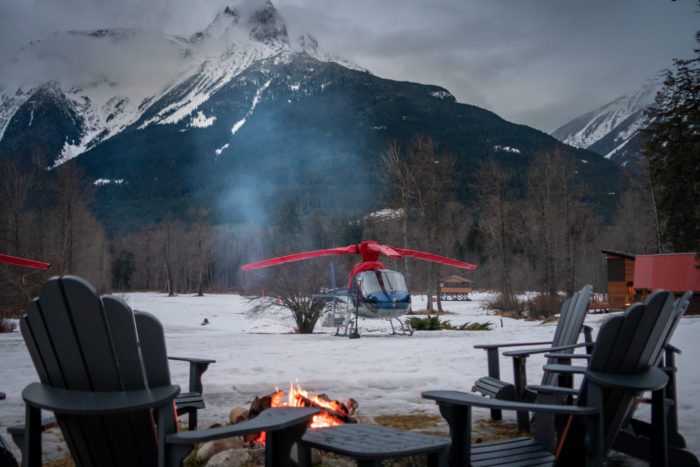 View from Tweedsmuir Park Lodge lawn