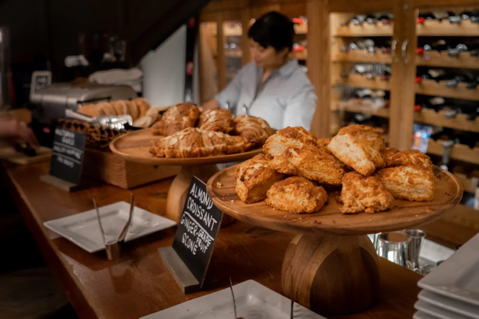 Fresh-baked pastries at Bella Coola Heli Sports