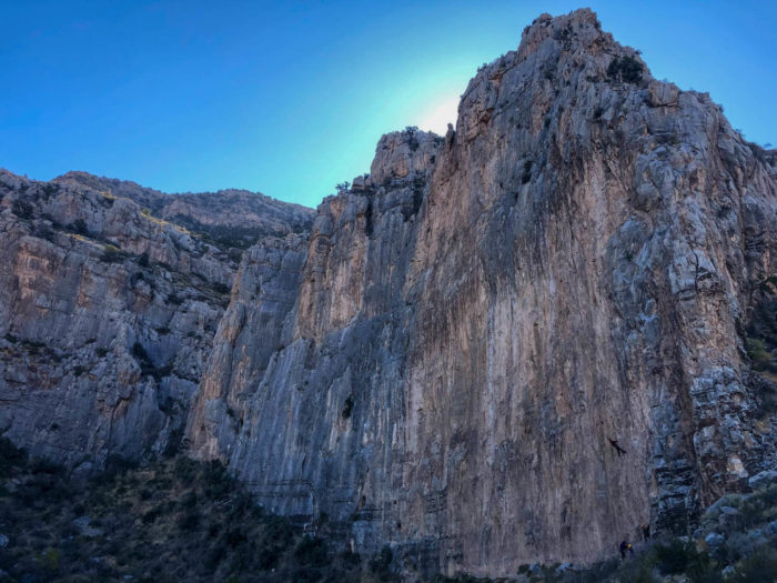 The Grail Sport Climbing area in Arizona